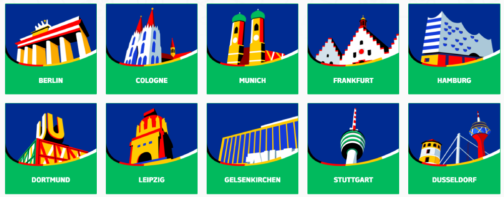 Euro 2024 host-cities