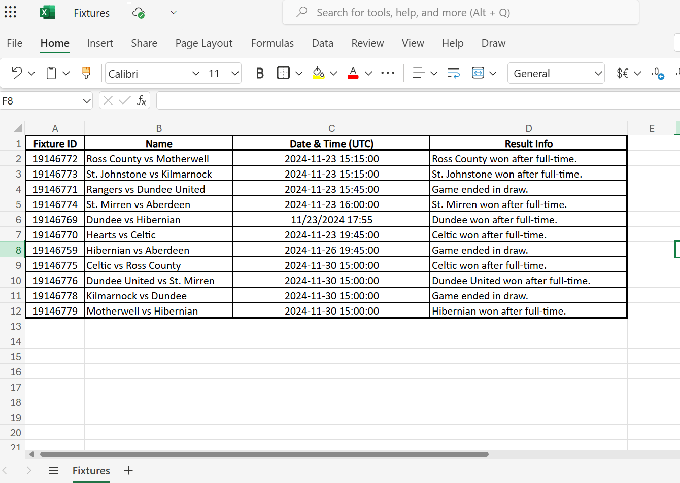 Fixtures