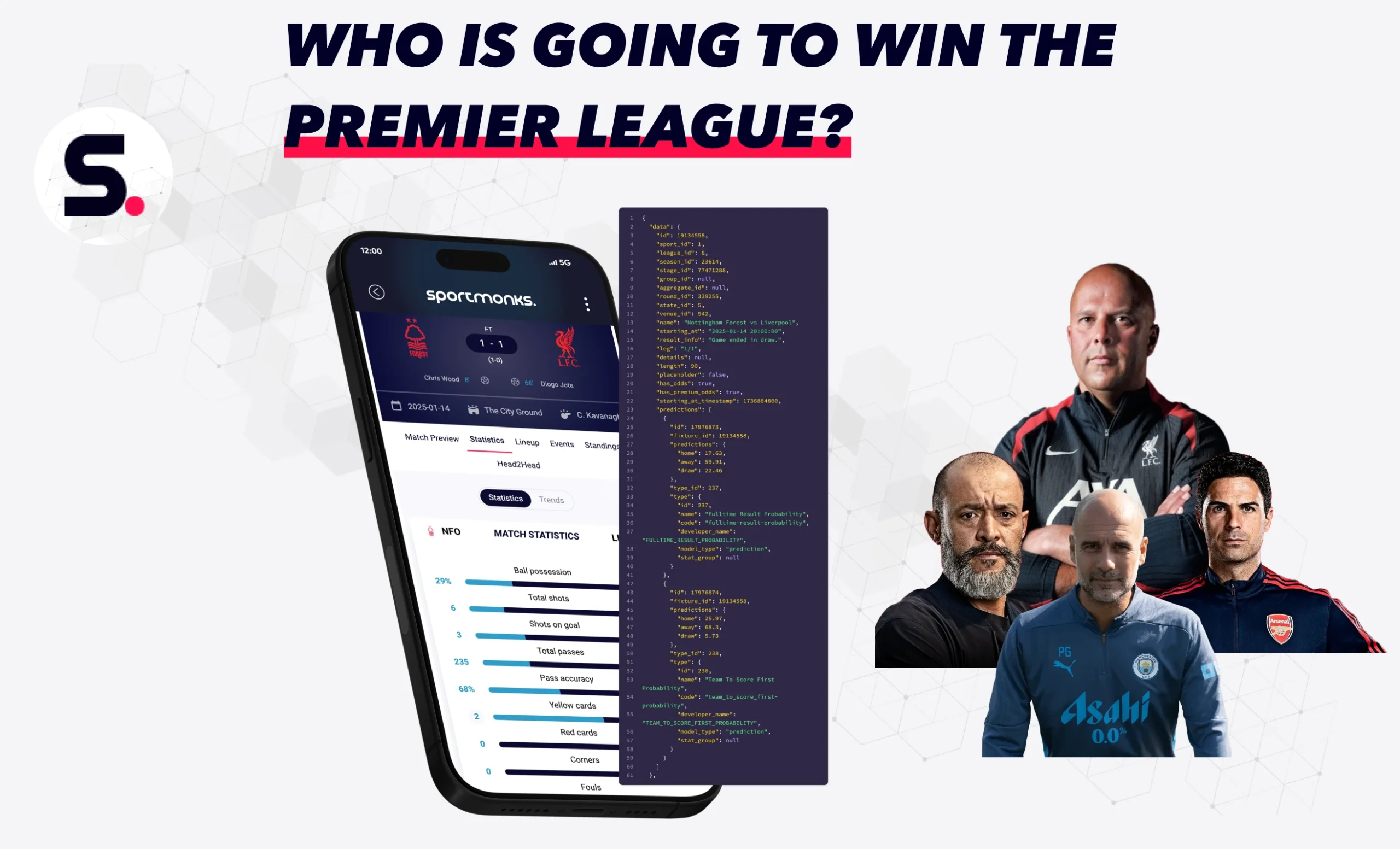 Premier League Predictions: Who is the favourite to become Premier League champions based on Sportmonks football data?