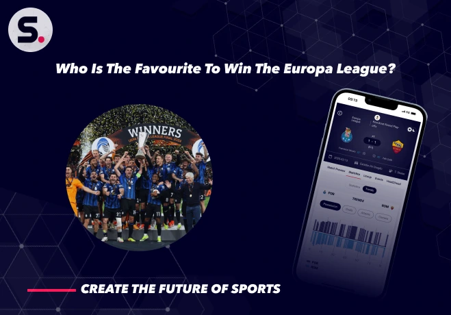 Who is the favourite to become Europa League champions based on Sportmonks data?