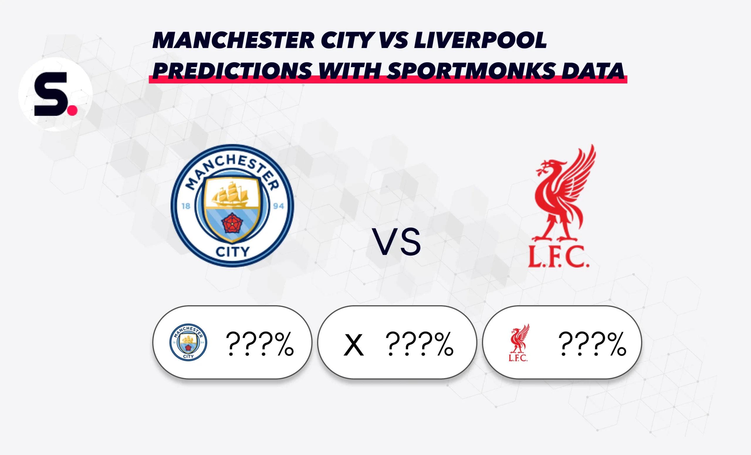 Manchester City vs Liverpool Predictions with Sportmonks data